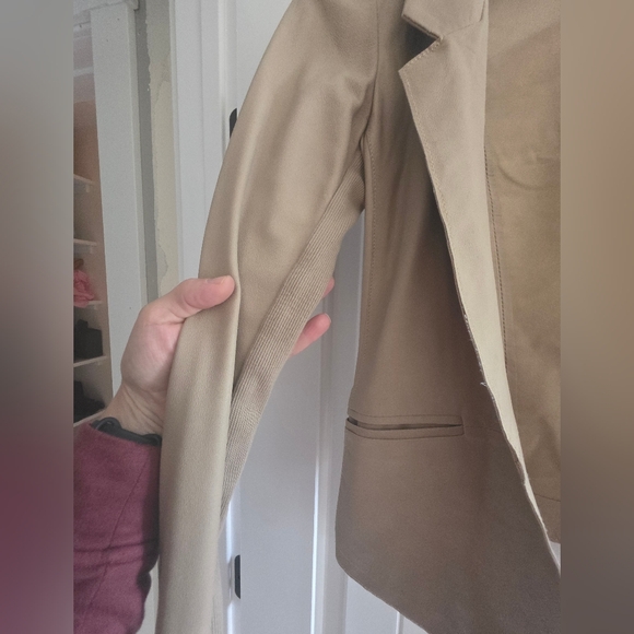Mackage Leather Blazer Camel Tan Size XS - Picture 5 of 8
